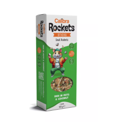 Calibra Rockets Sticks Small rodents Nuts&Coconut 120g - Kolby dla chomików, szczurów, myszy i innych gryzoni